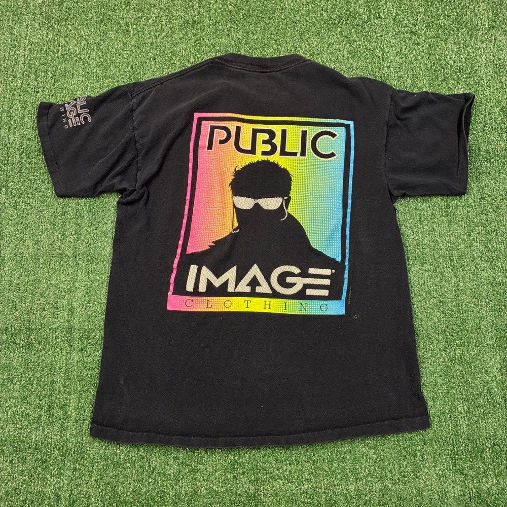 Vintage 90's Public Image Clothing T-shirt - Picture 1 of 5